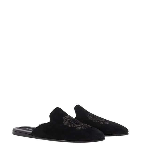 Dolce&Gabbana Mules in camoscio ricamate
