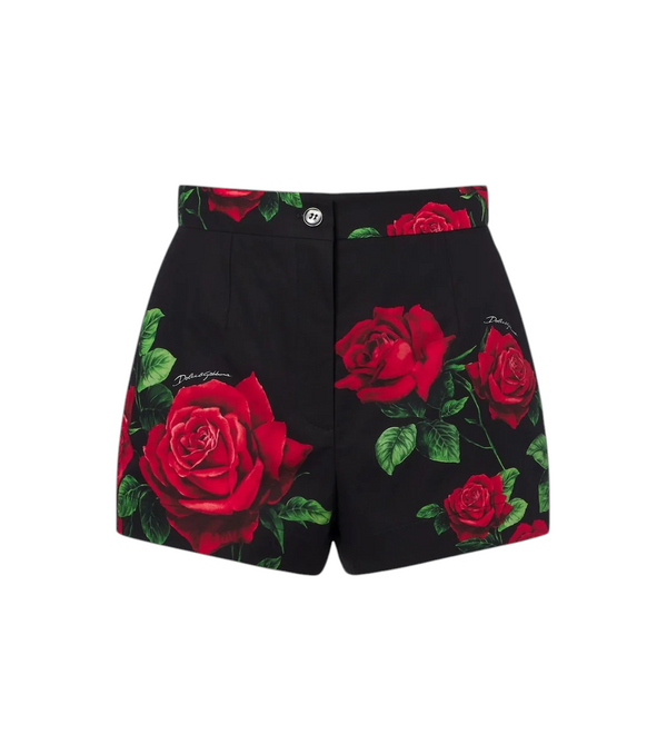 Dolce&Gabbana Floral cotton shorts
