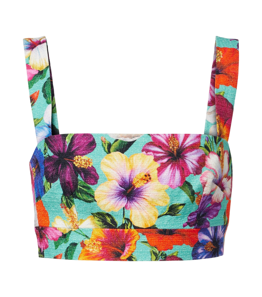 Dolce&Gabbana Floral crop top