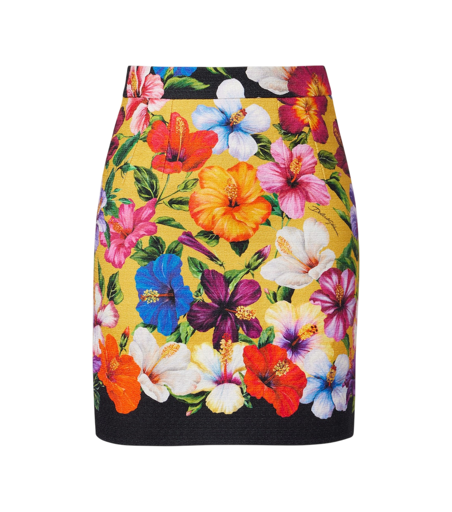 Dolce&Gabbana Minigonna floreale