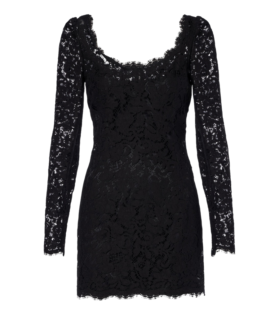 Minivestido de encaje de Dolce&Gabbana