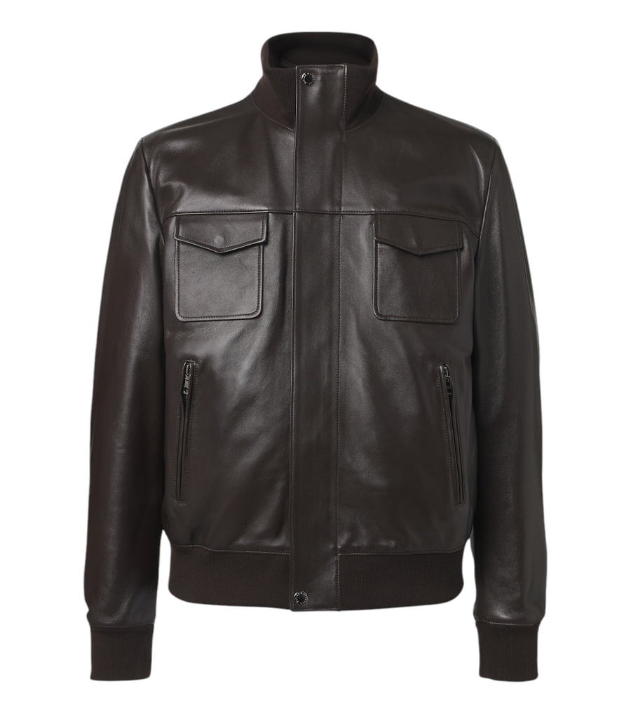 Dolce&Gabbana Leather blouson jacket
