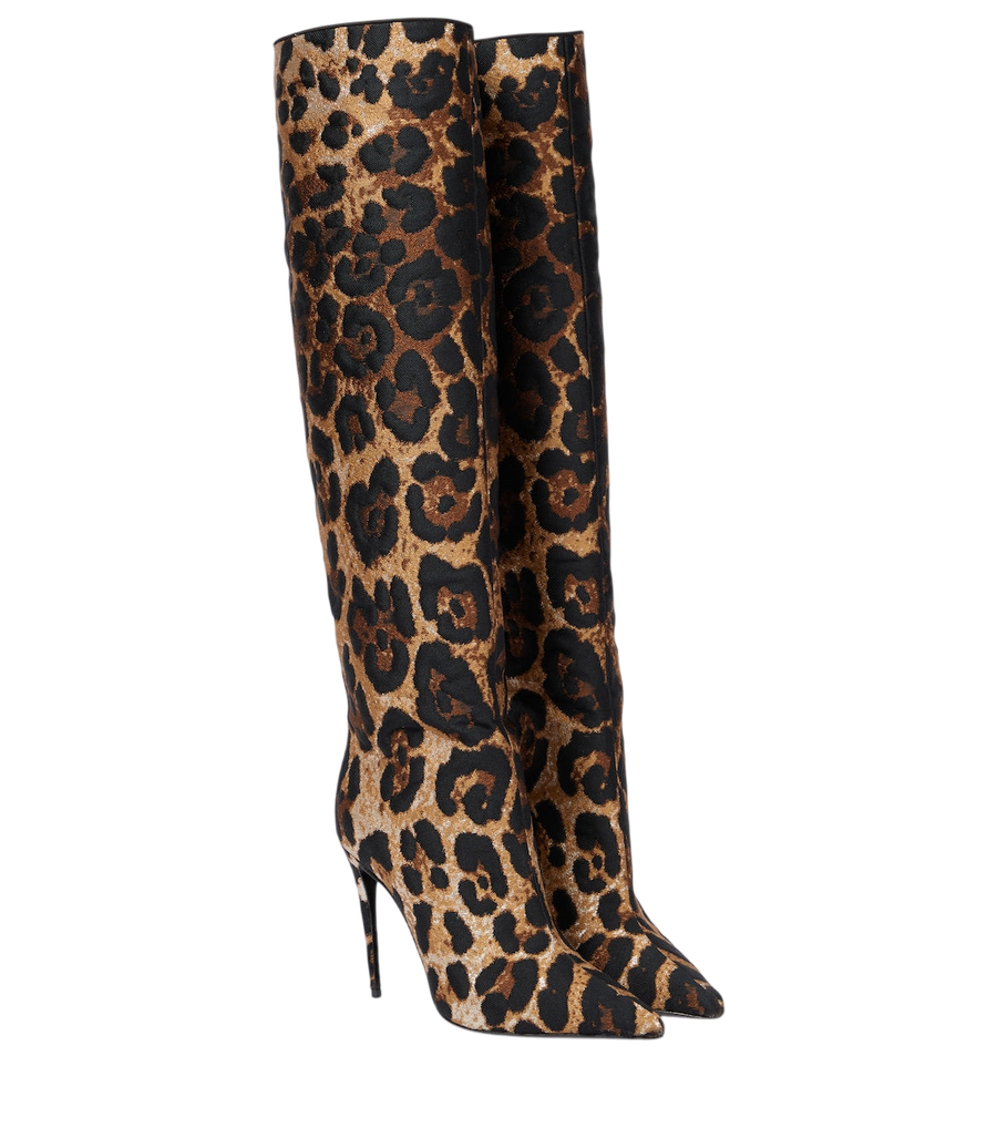 Dolce&Gabbana Leopard-print over-the-knee boots