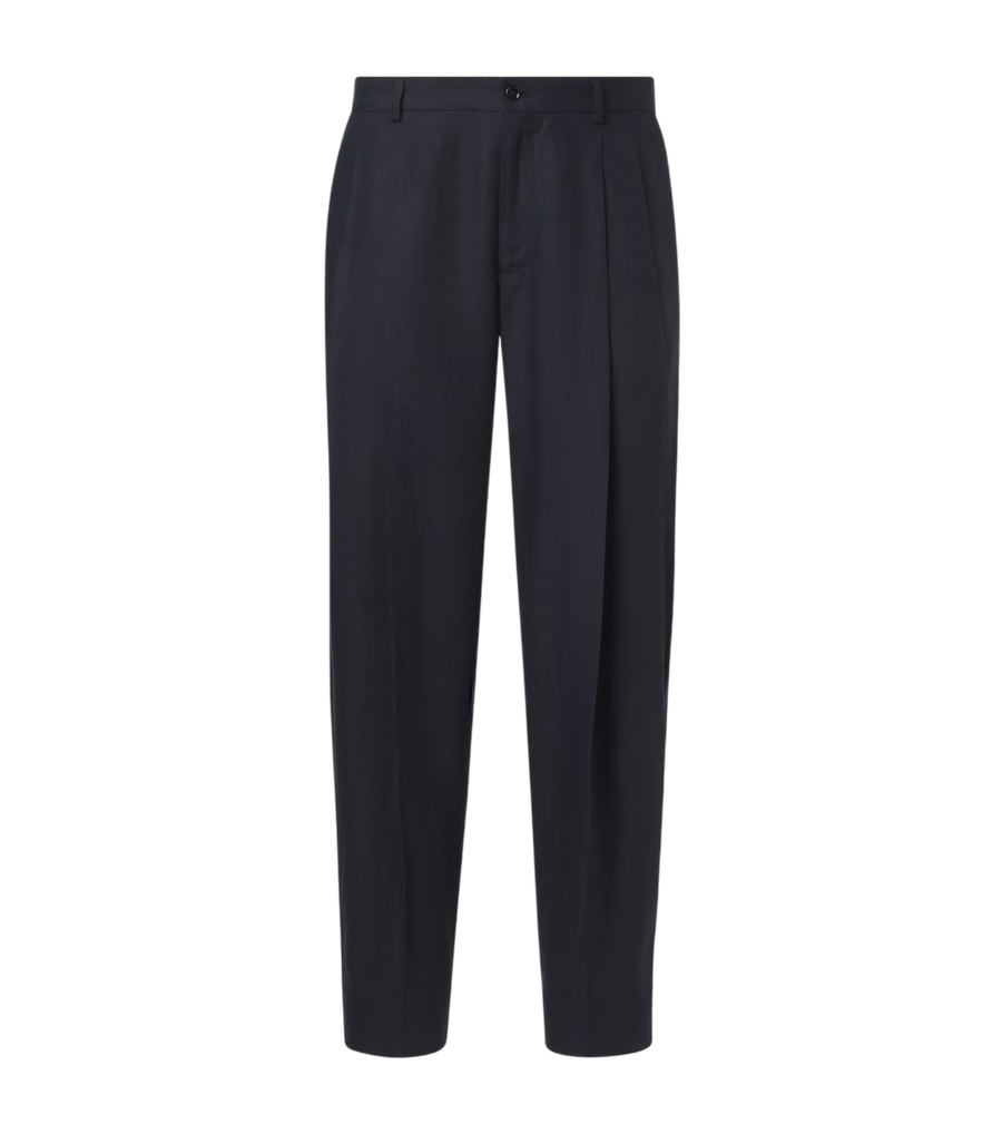 Dolce&Gabbana Linen tapered pants
