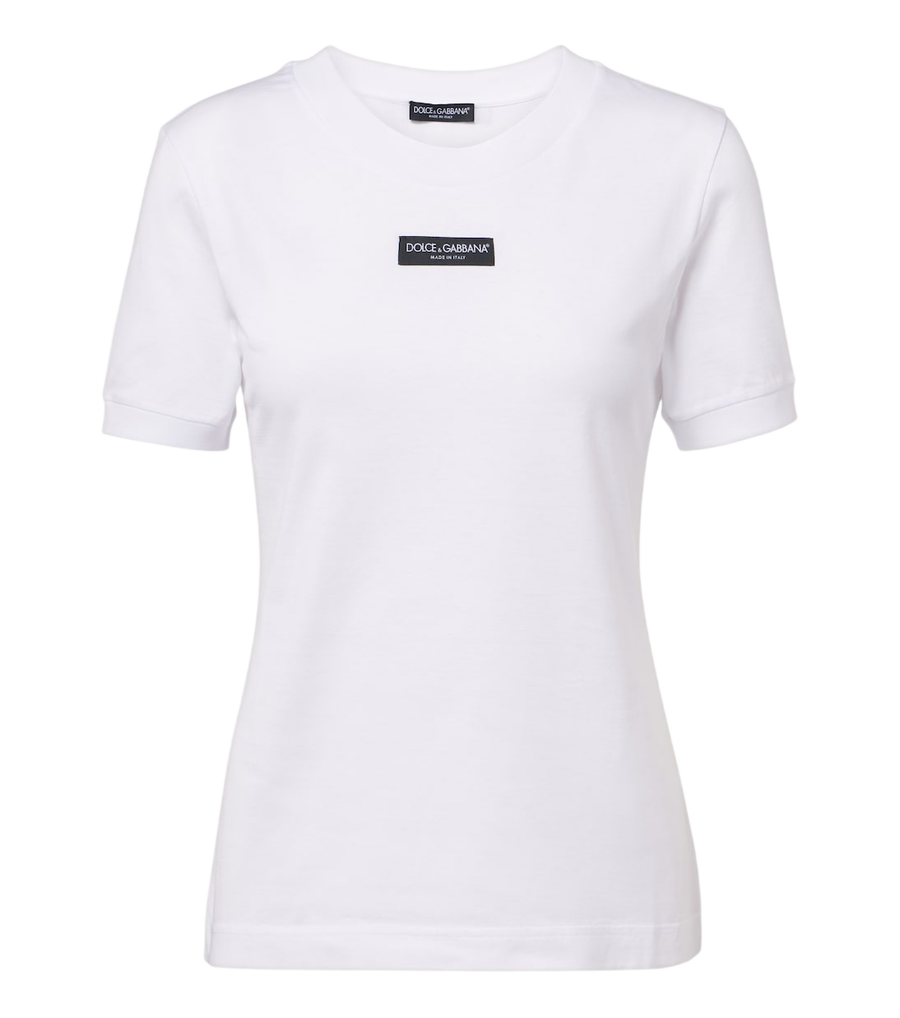 T-shirt en jersey de coton à logo Dolce&Gabbana