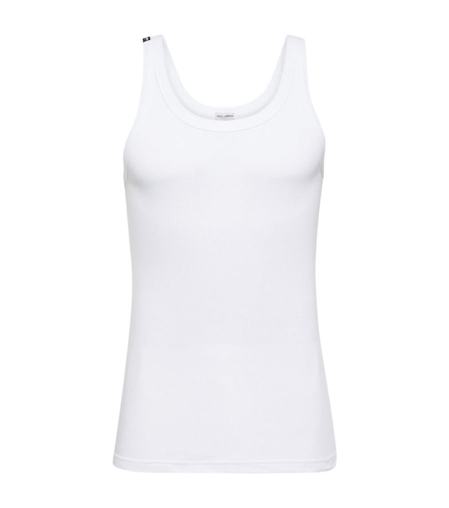 Dolce&Gabbana Logo cotton tank top