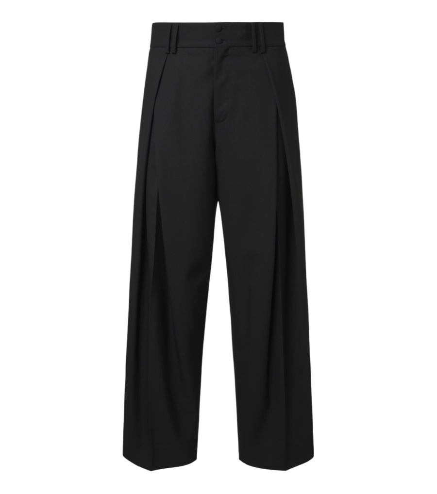 Dolce&Gabbana Pleated wool wide-leg pants