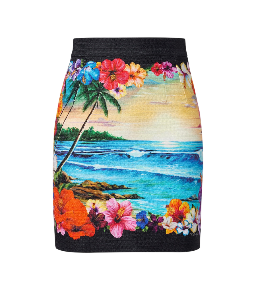 Minifalda estampada de Dolce&Gabbana