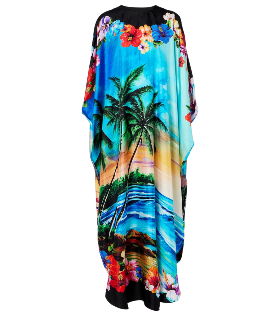 Dolce&Gabbana Printed silk kaftan