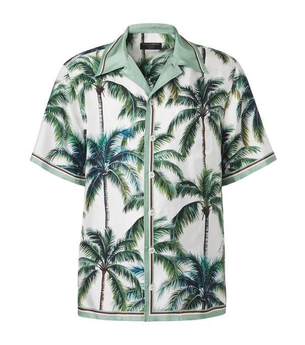 Dolce&Gabbana Printed silk twill shirt