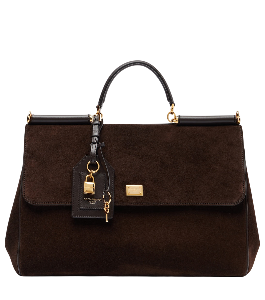 Bolso tote grande de ante Sicily de Dolce&Gabbana