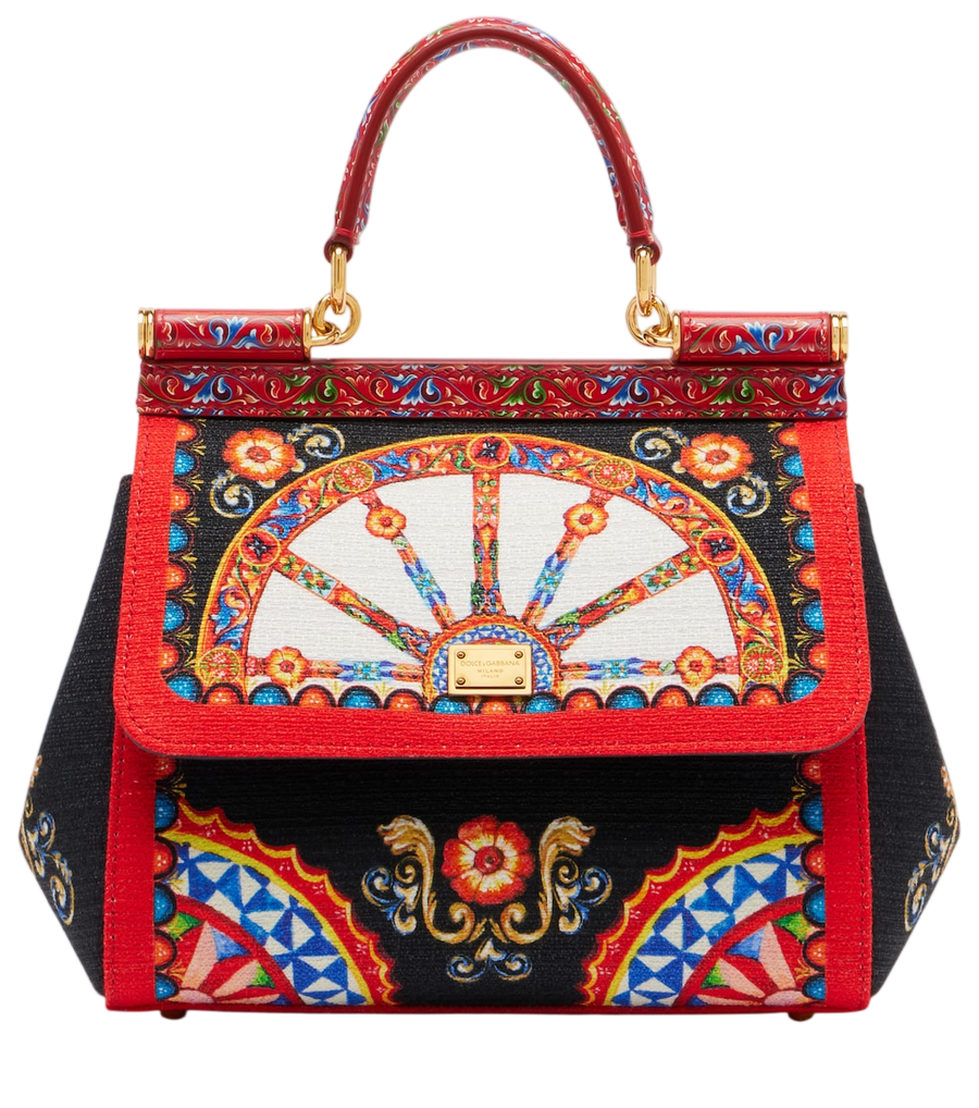 Sac à main Sicily moyen imprimé Dolce&Gabbana