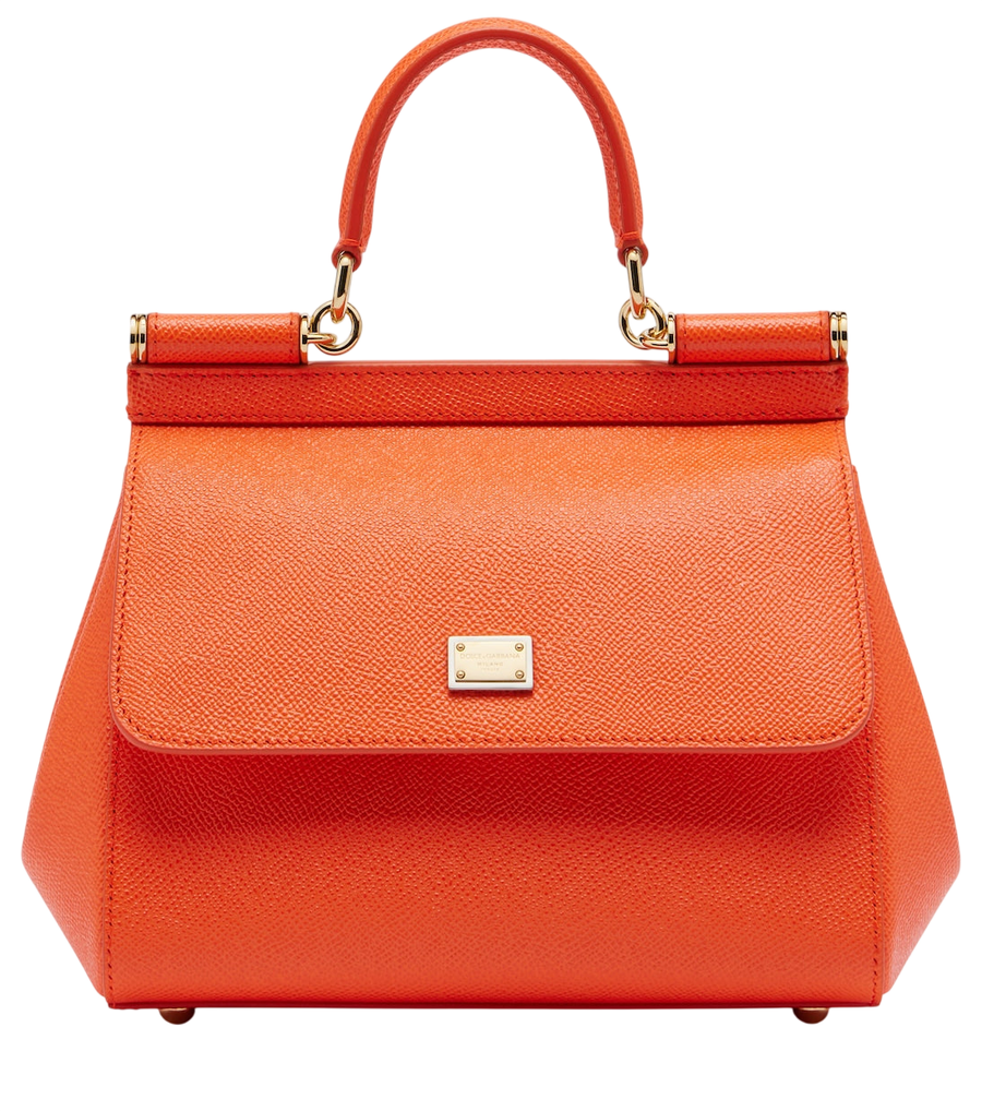 Dolce&Gabbana Sicily Small leather top-handle bag
