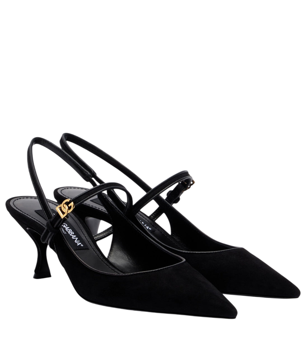 Dolce&Gabbana Sapatos de salto alto em camurça