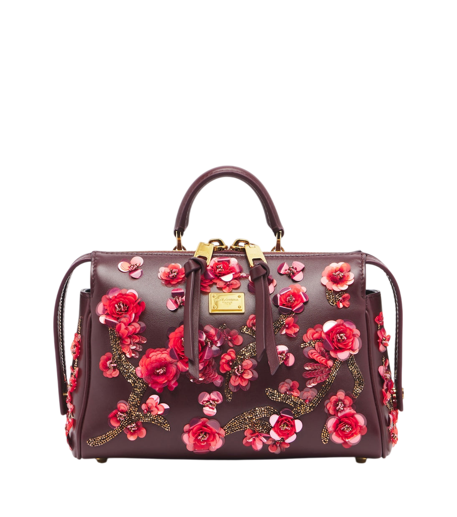 Dolce&Gabbana Vittoria Medium leather top-handle bag