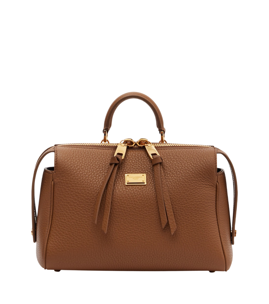 Dolce&Gabbana Vittoria Small leather top-handle bag