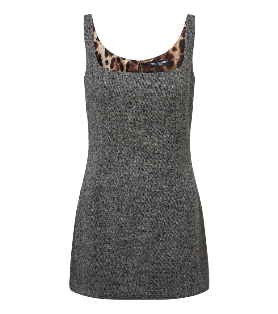 Dolce&Gabbana Wool tweed minidress