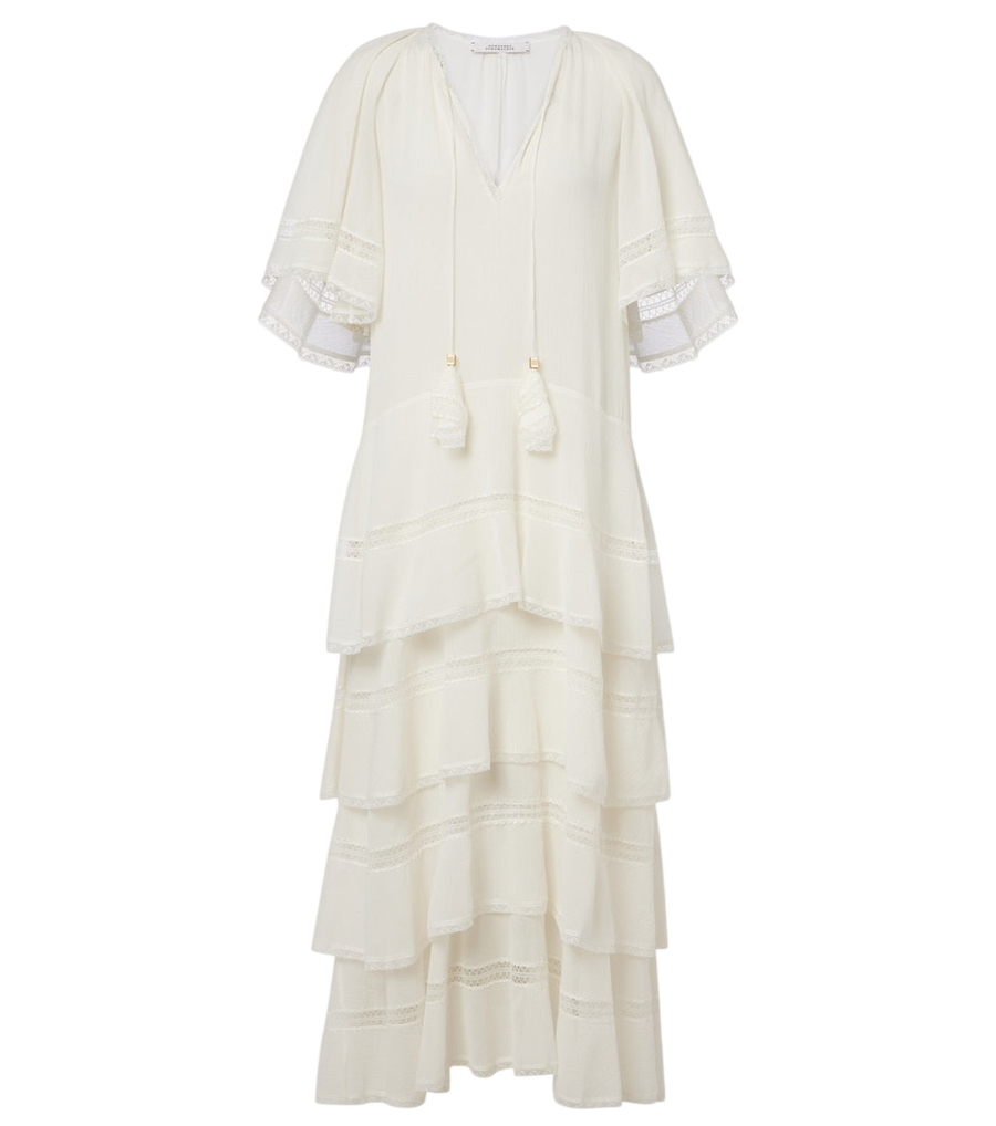 Robe midi onirique en coton et soie Dorothee Schumacher