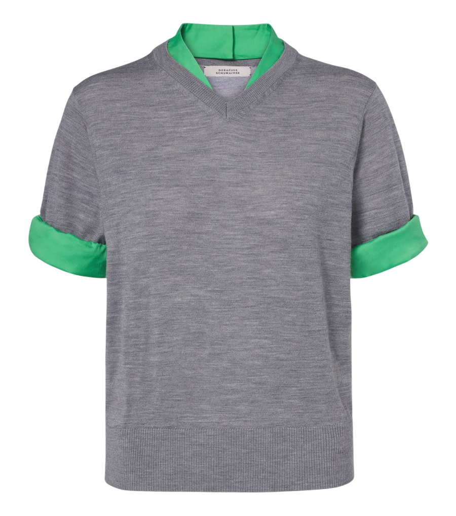 Dorothee Schumacher Layered virgin wool top