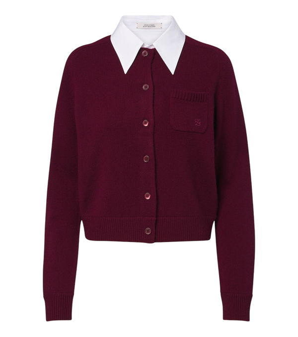 Dorothee Schumacher Layered wool and cashmere cardigan