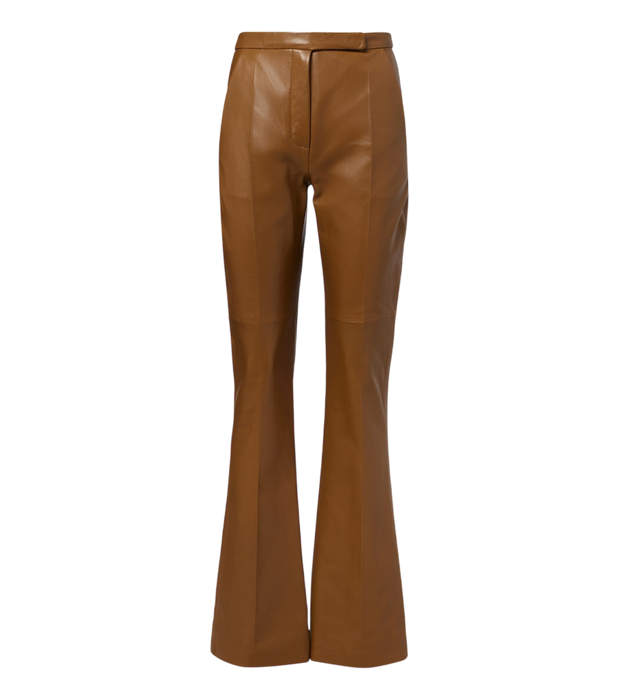 Dorothee Schumacher Leather flared pants