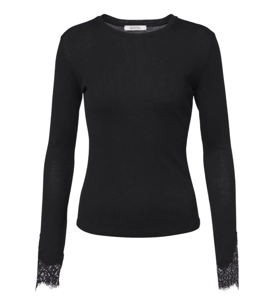 Dorothee Schumacher Blusa de algodão com detalhes em renda Pure Sleekness