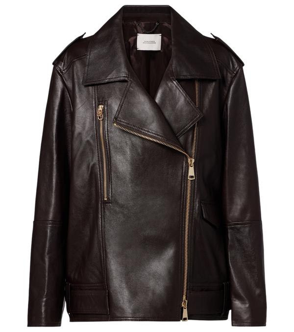 Dorothee Schumacher Sleek Statement leather biker jacket