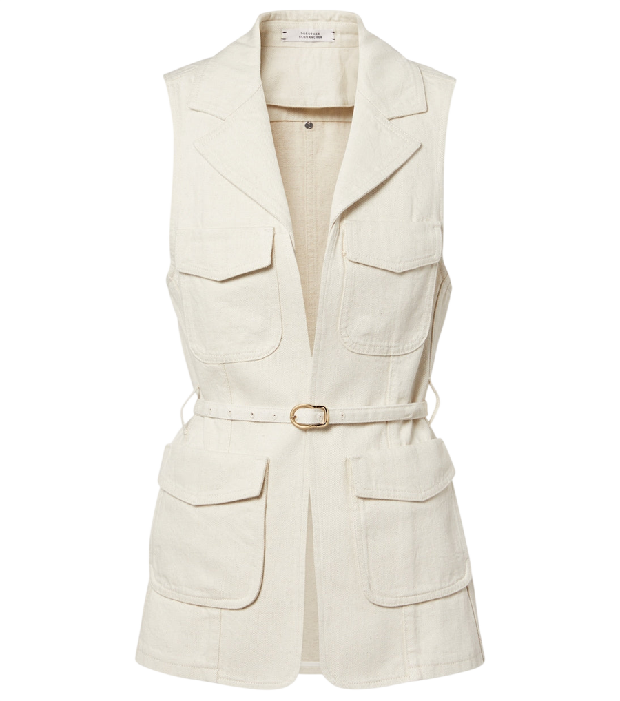 Dorothee Schumacher Summer Of Love belted denim vest