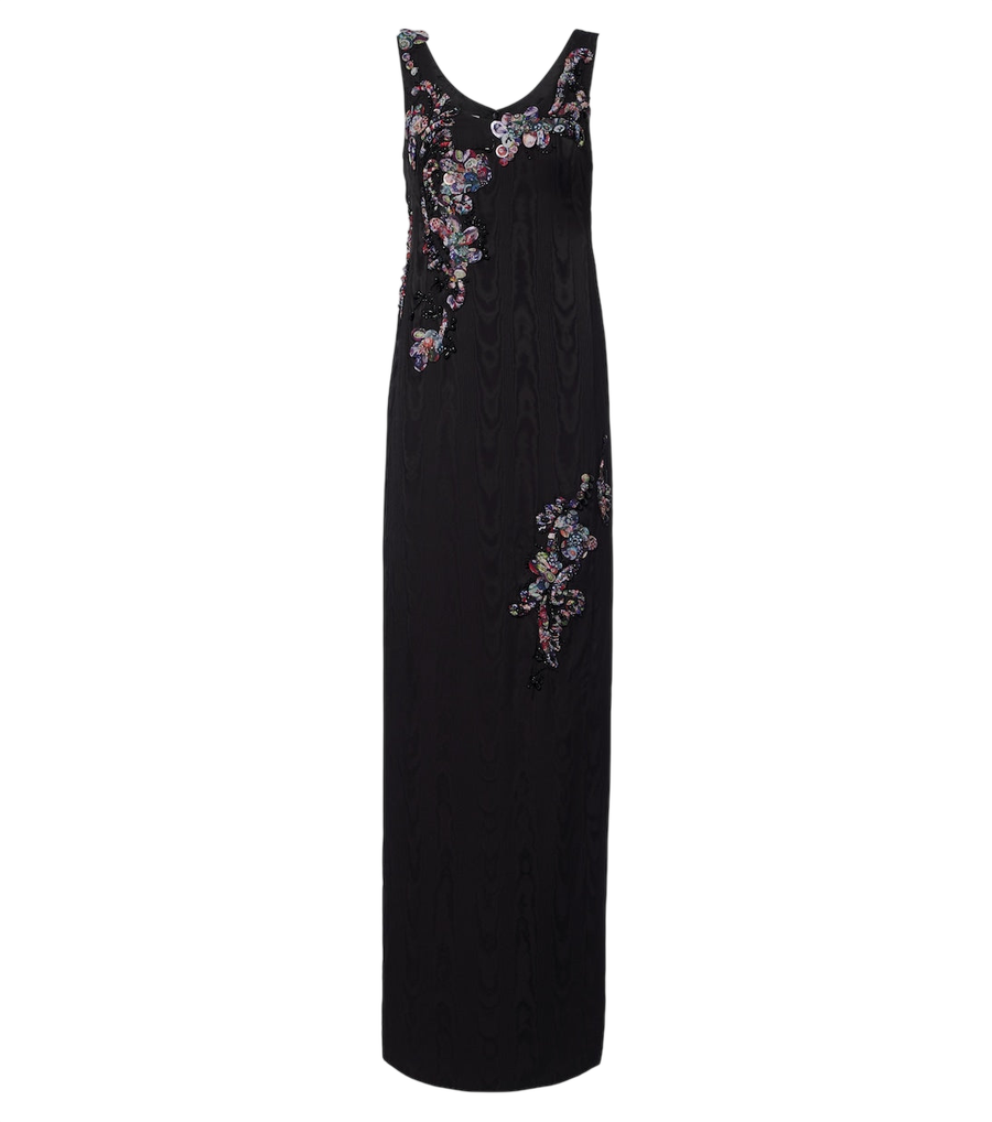 Dries Van Noten Appliqué embellished gown