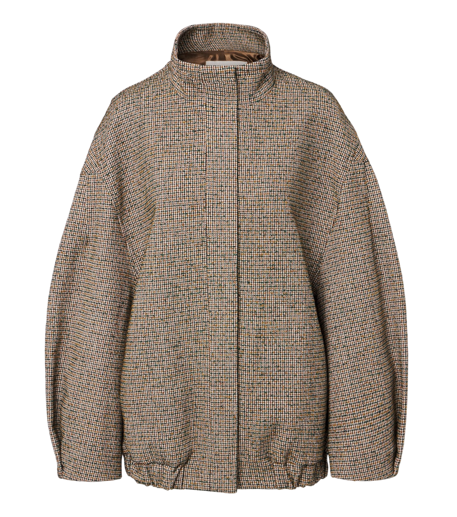 Dries Van Noten Checked bomber jacket