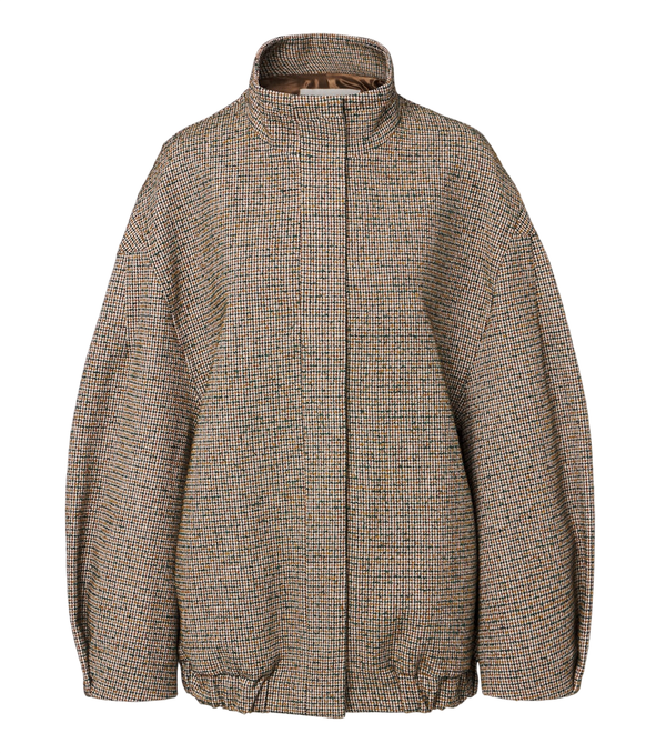 Dries Van Noten Checked bomber jacket