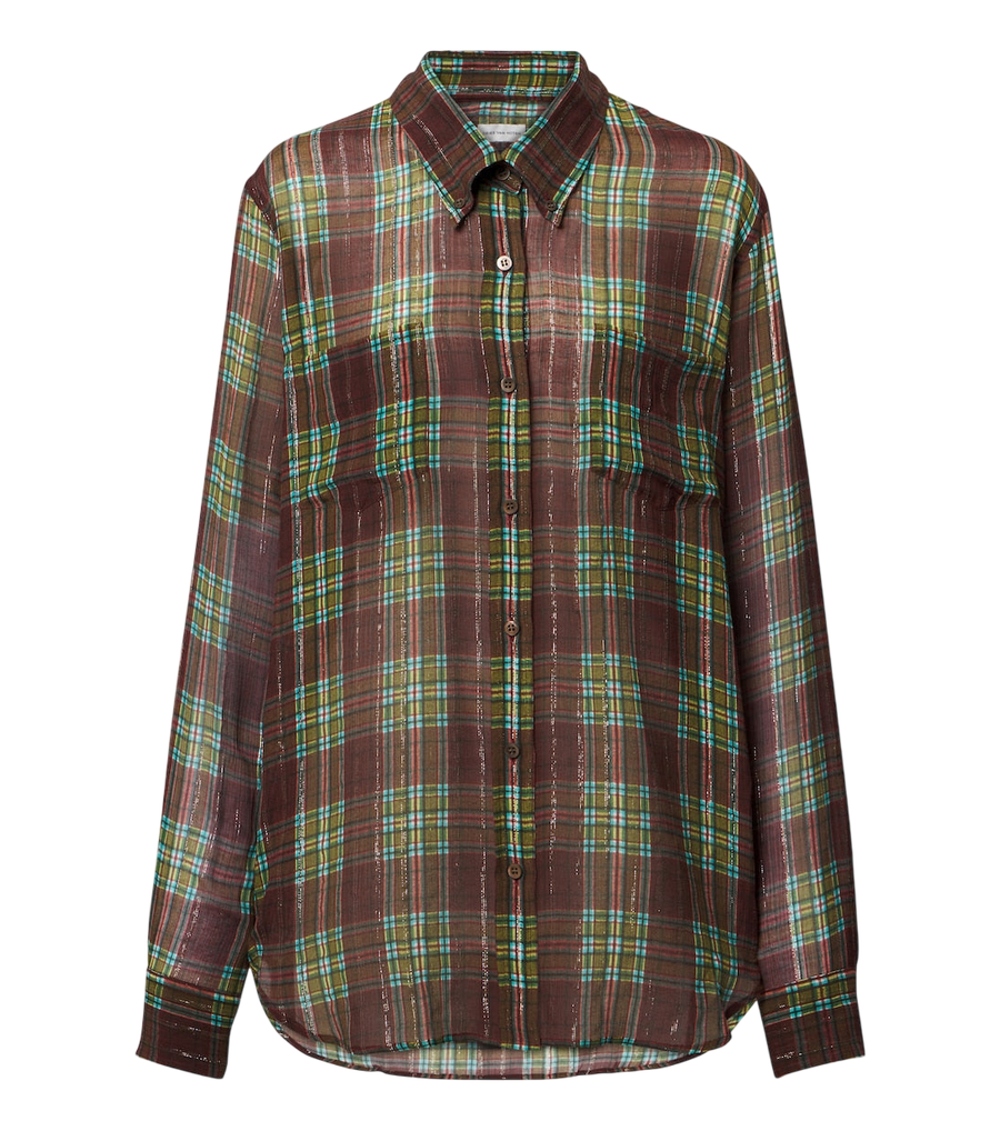 Chemise à carreaux Dries Van Noten