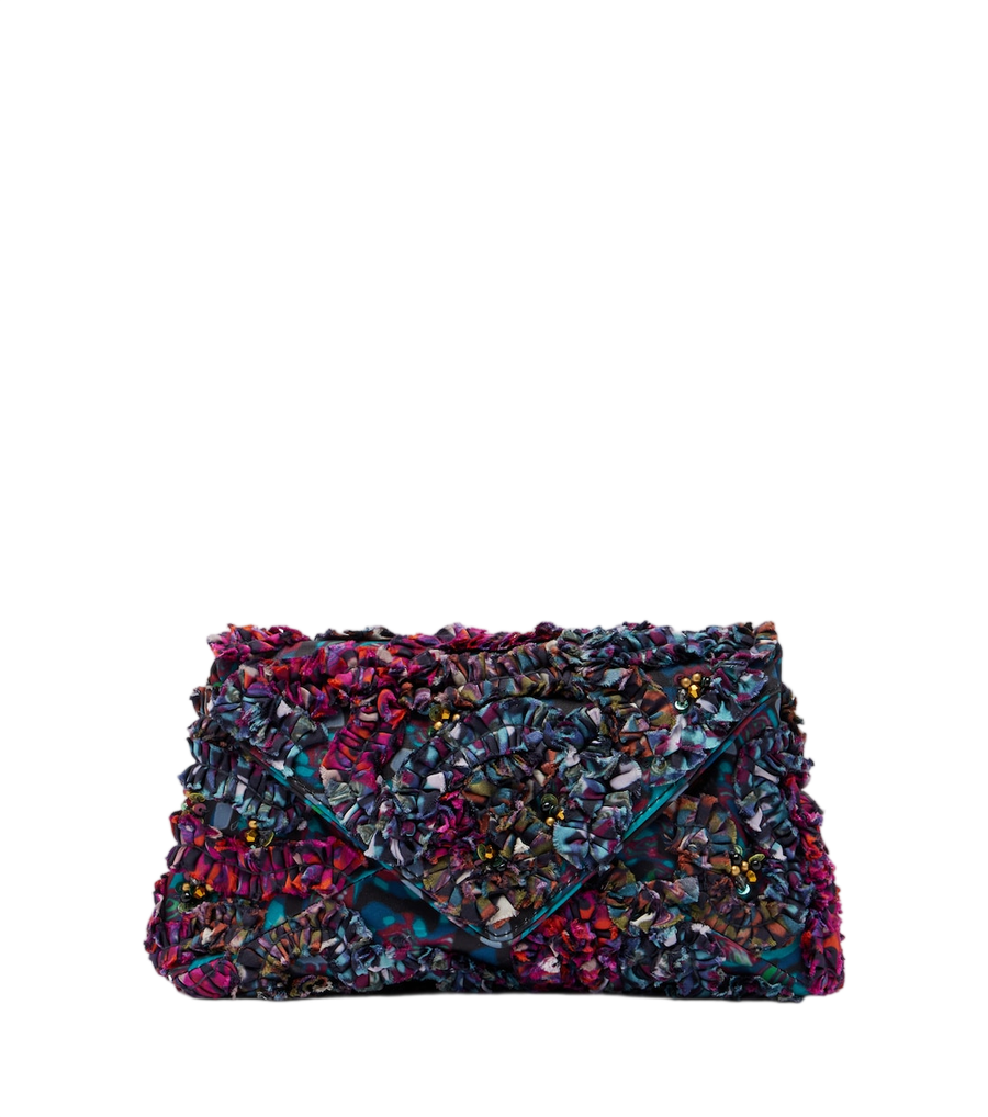 Pochette brodée ornée Dries Van Noten