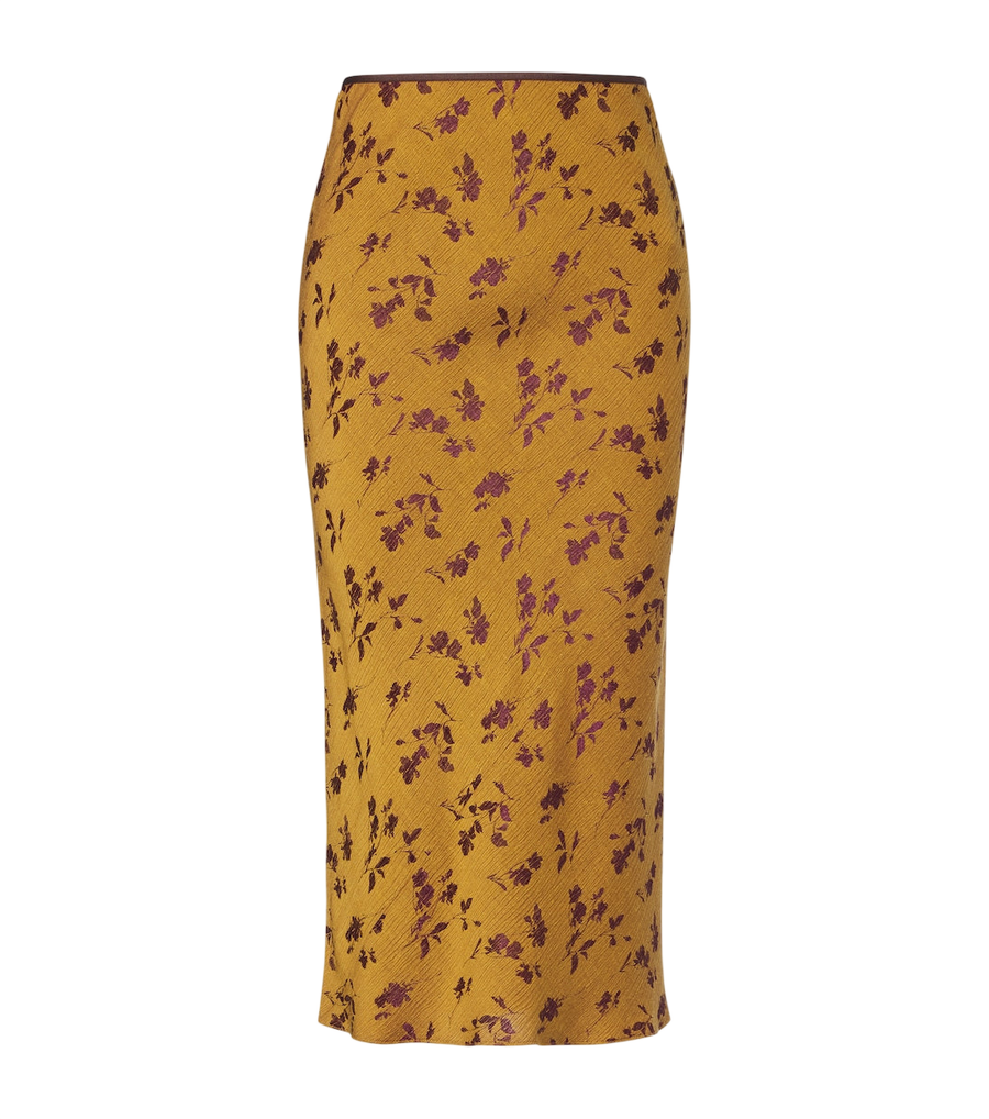 Dries Van Noten Floral midi skirt