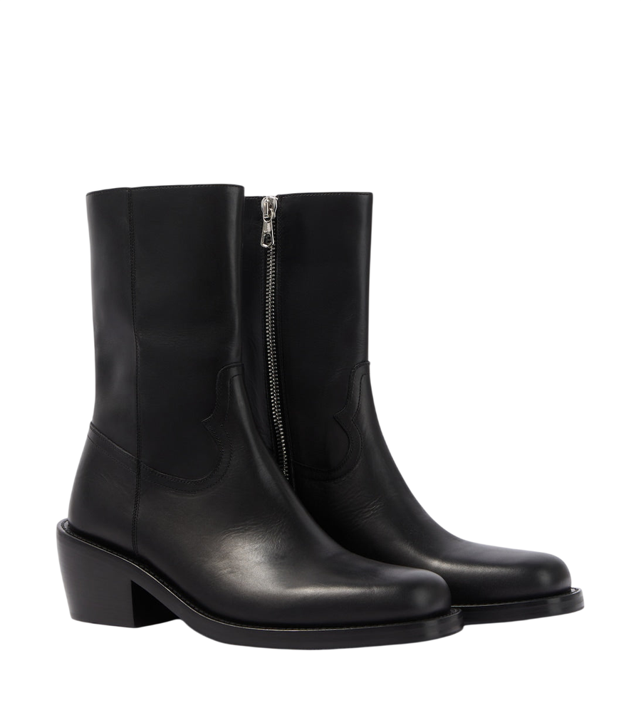 Dries Van Noten Leather ankle boots