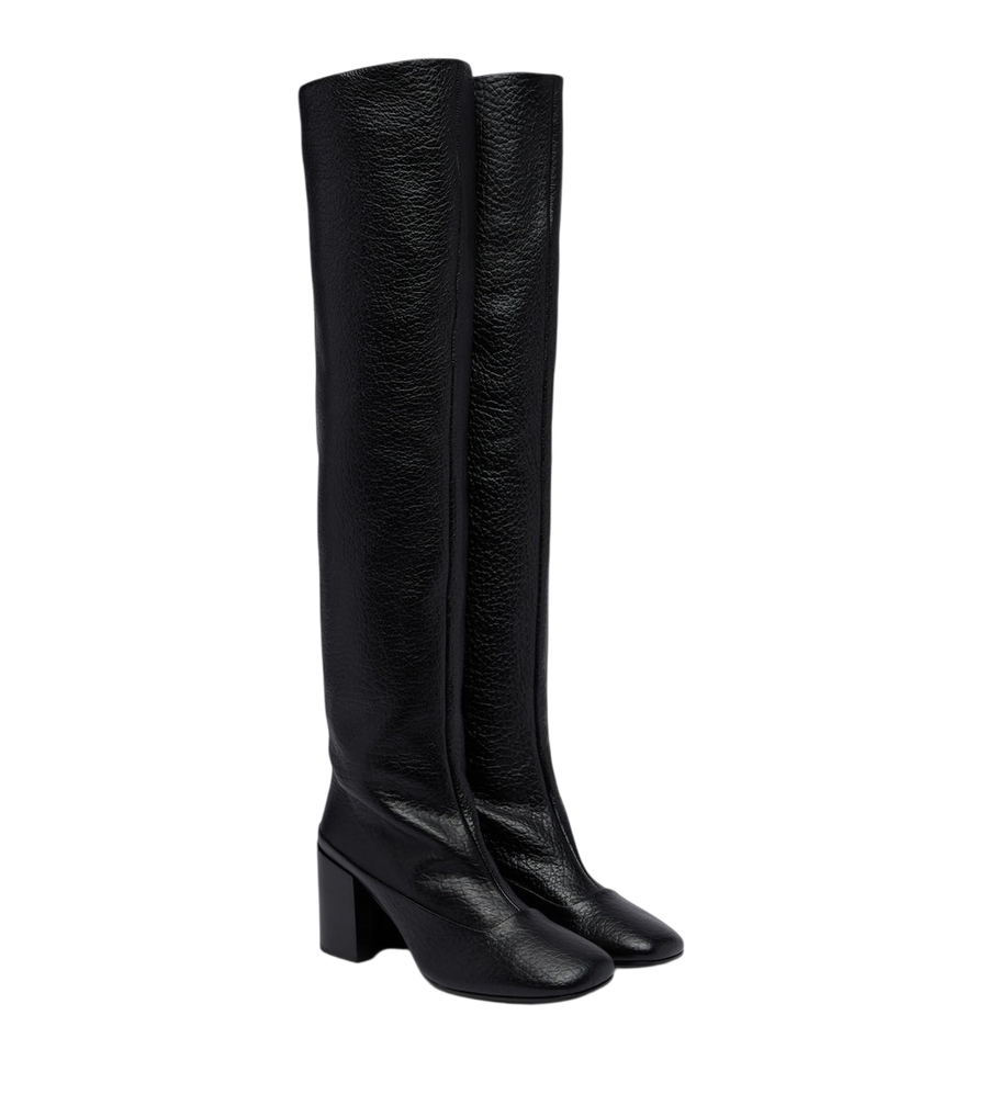 Dries Van Noten Leather knee-high boots