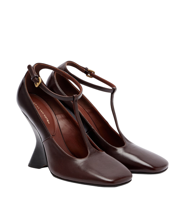 Dries Van Noten Leather wedges