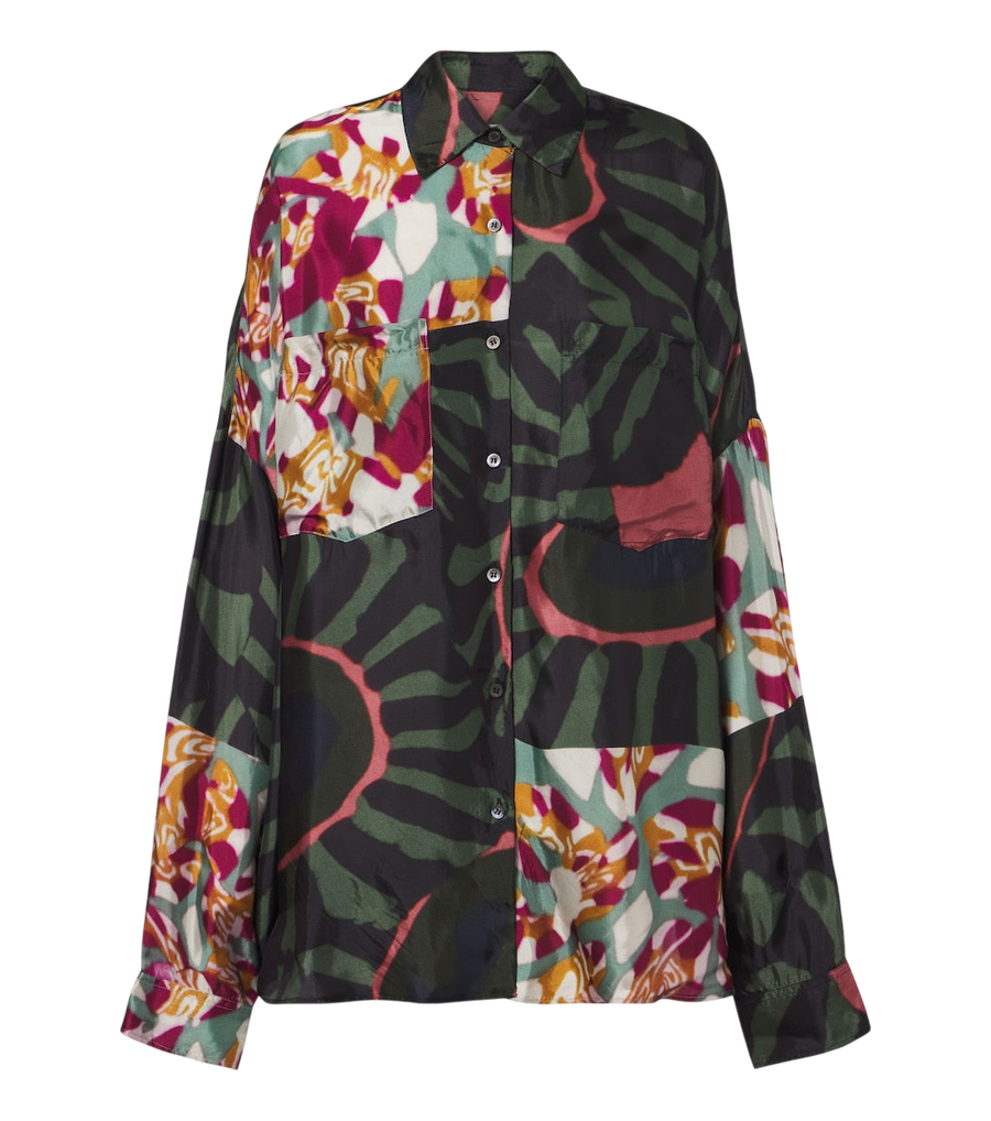 Chemise en sergé imprimé Dries Van Noten