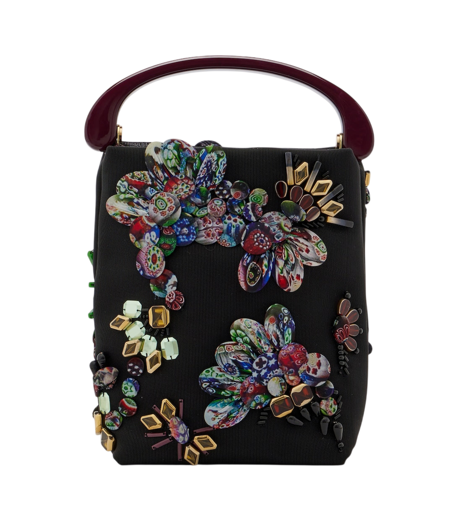Dries Van Noten Small embellished top-handle bag