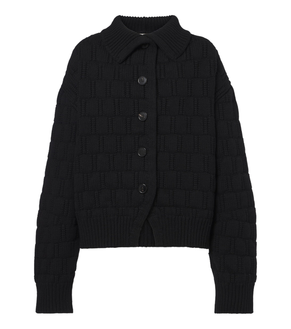 Dries Van Noten Wool and cashmere cardigan