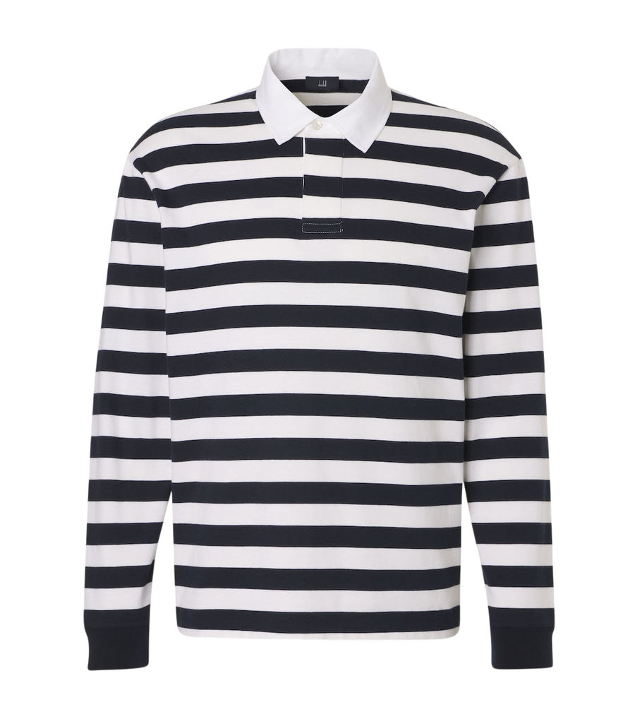 Dunhill Cotton and cashmere polo shirt