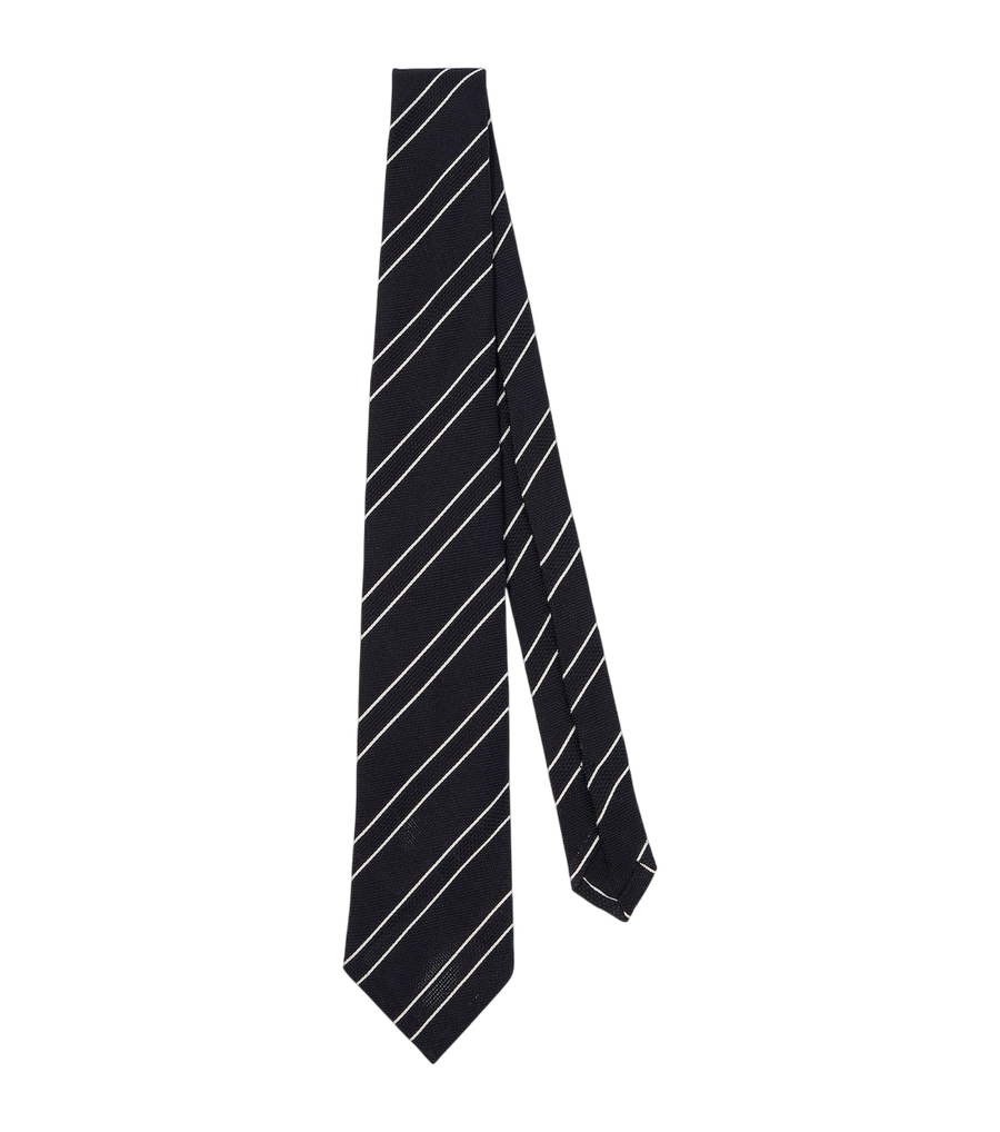 Dunhill Striped silk tie