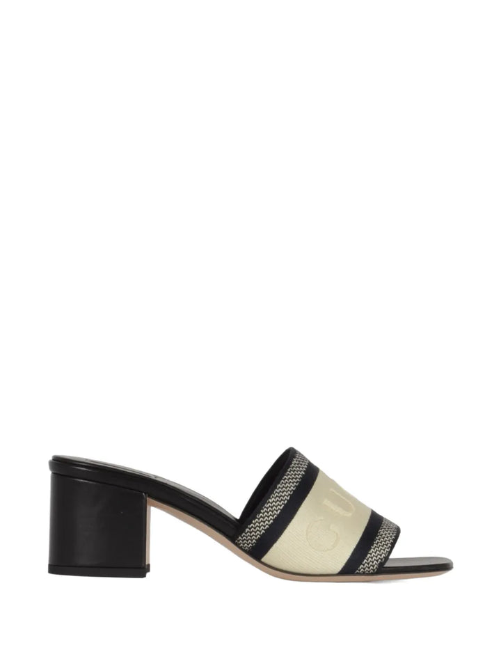 Gucci logo-band sandals