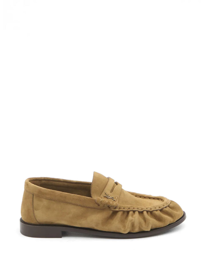 Saint Laurent gathered cassandre loafers