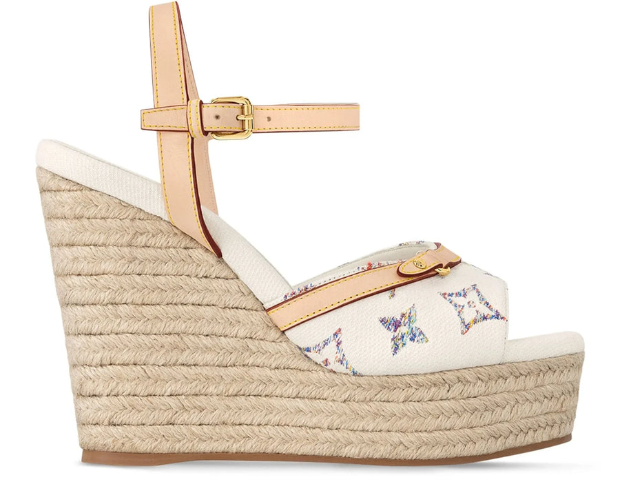 Louis Vuitton Helios Wedge Sandals