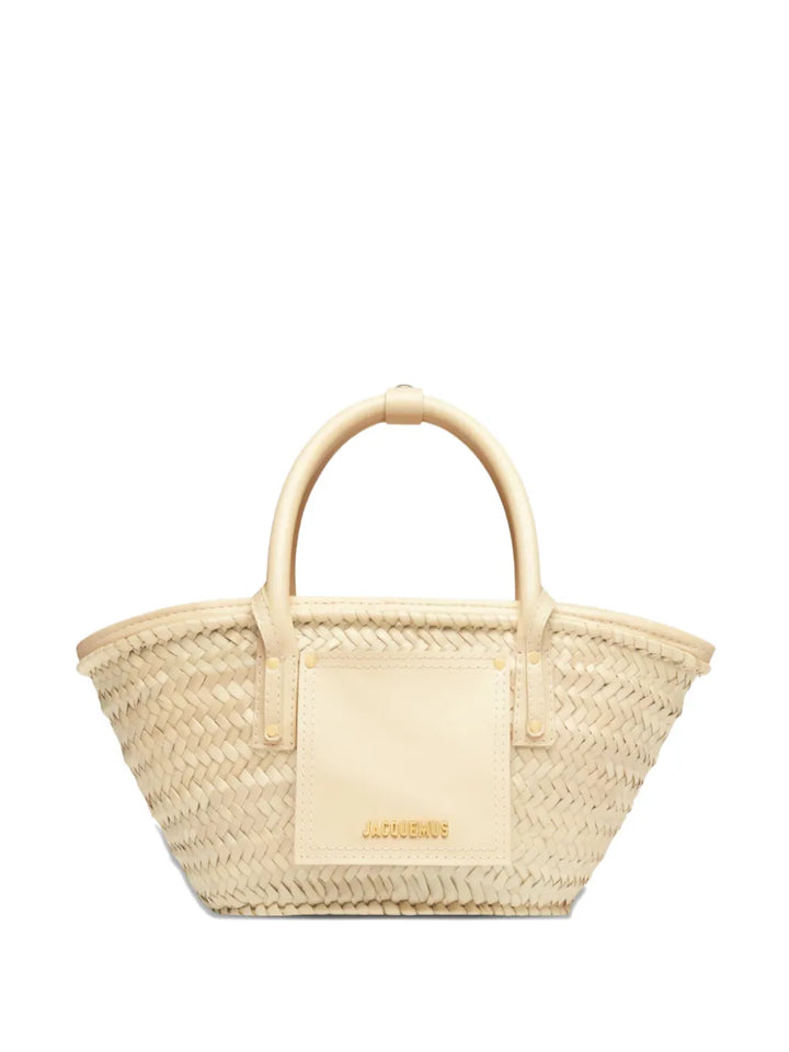 Jacquemus Small Soli Woven Tote Bag