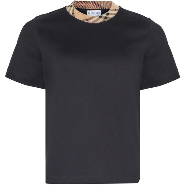 Burberry Check T-shirt with collar