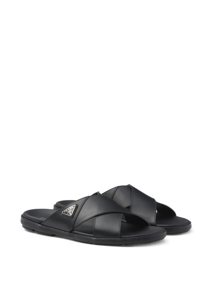 Prada cross-strap sandals