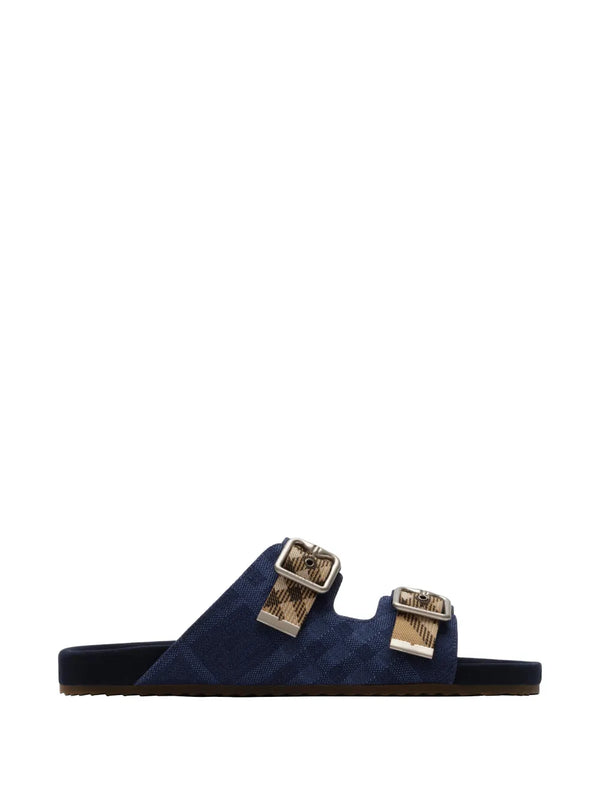 Burberry Check Denim Urchin Sandals