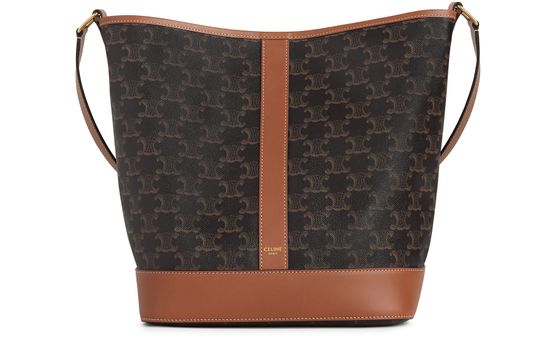 Celine Medium bucket bag in Triomphe canvas